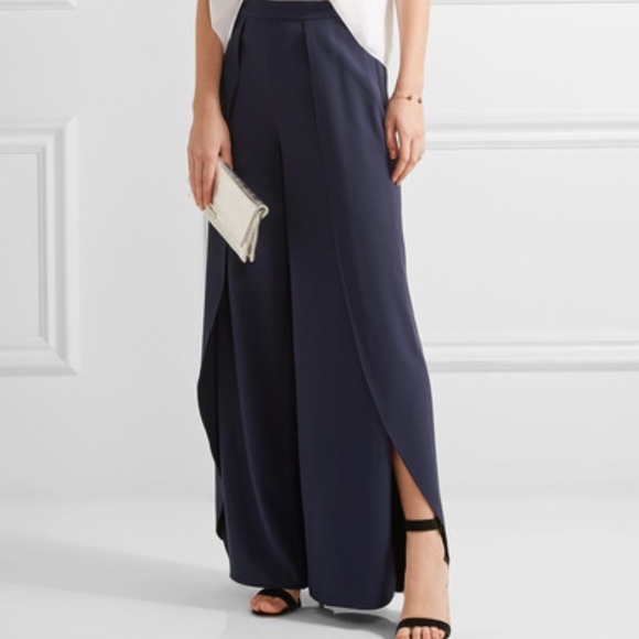 Alice + Olivia Pants - NWT Alice+Olivia Larissa Wide Leg Open Pleat Pant